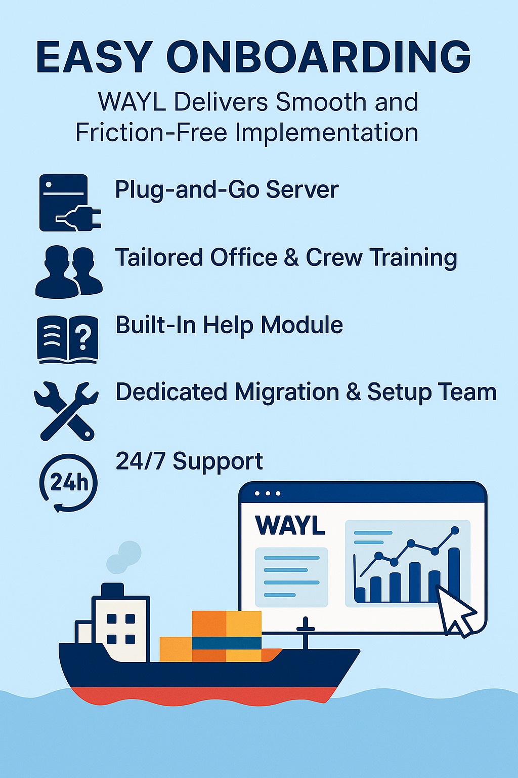Maritime Software That’s Easy to Start And Even Easier to Master